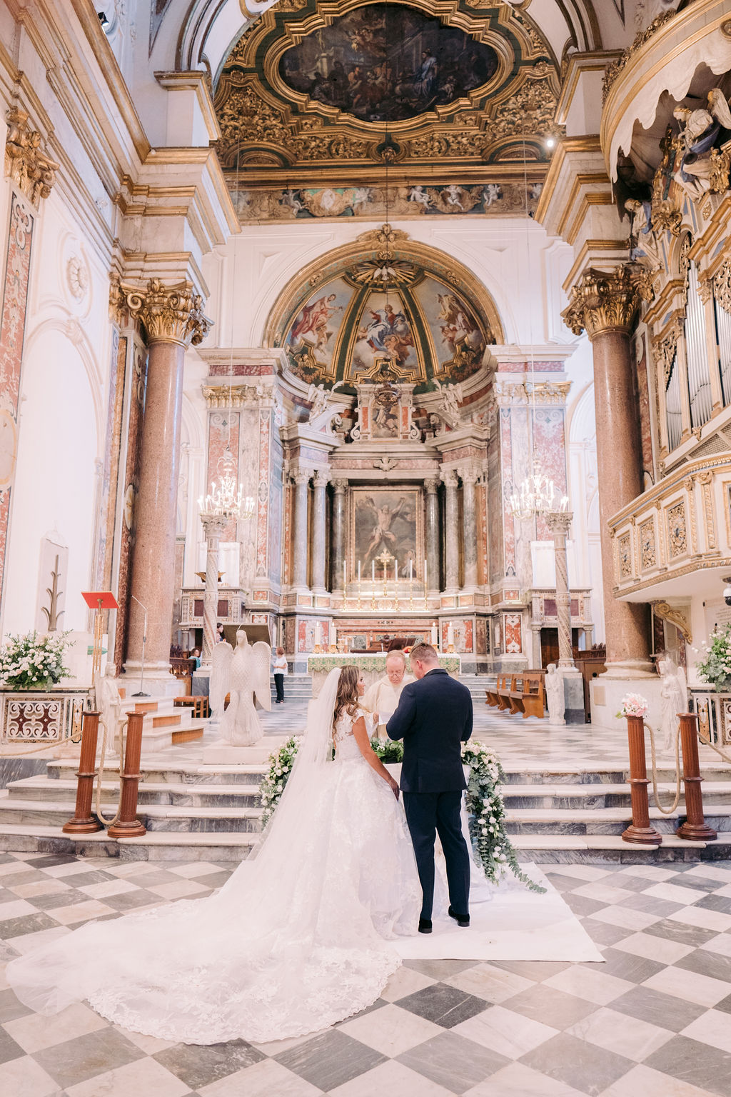 Amalfi Catholic Wedding in Italy