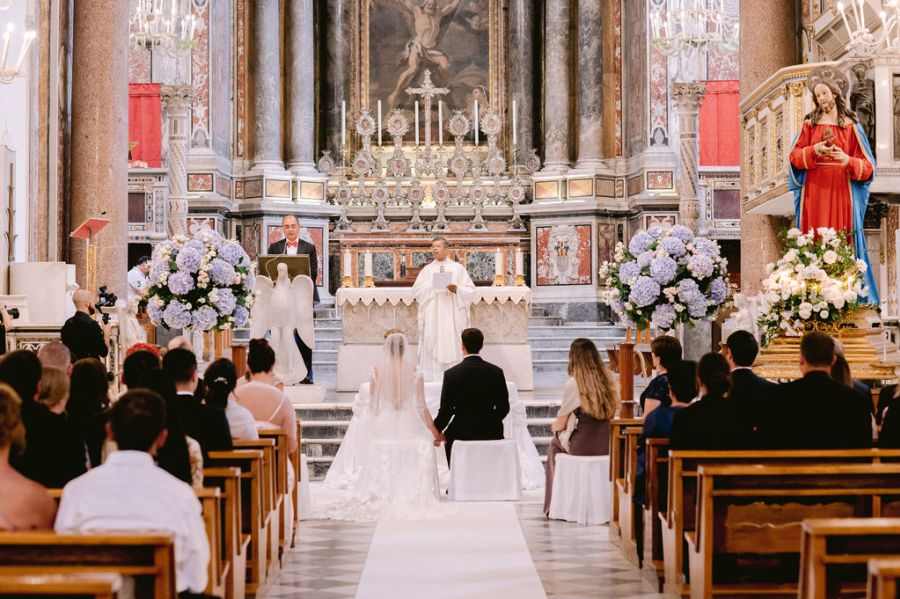 Amalfi Catholic Wedding in Italy