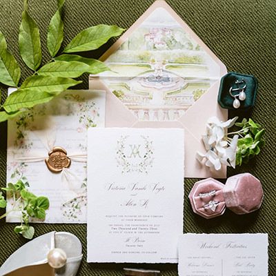 Italy Wedding Stationary
