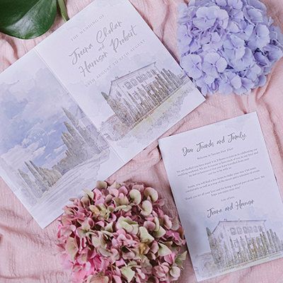 Italy Wedding Stationary