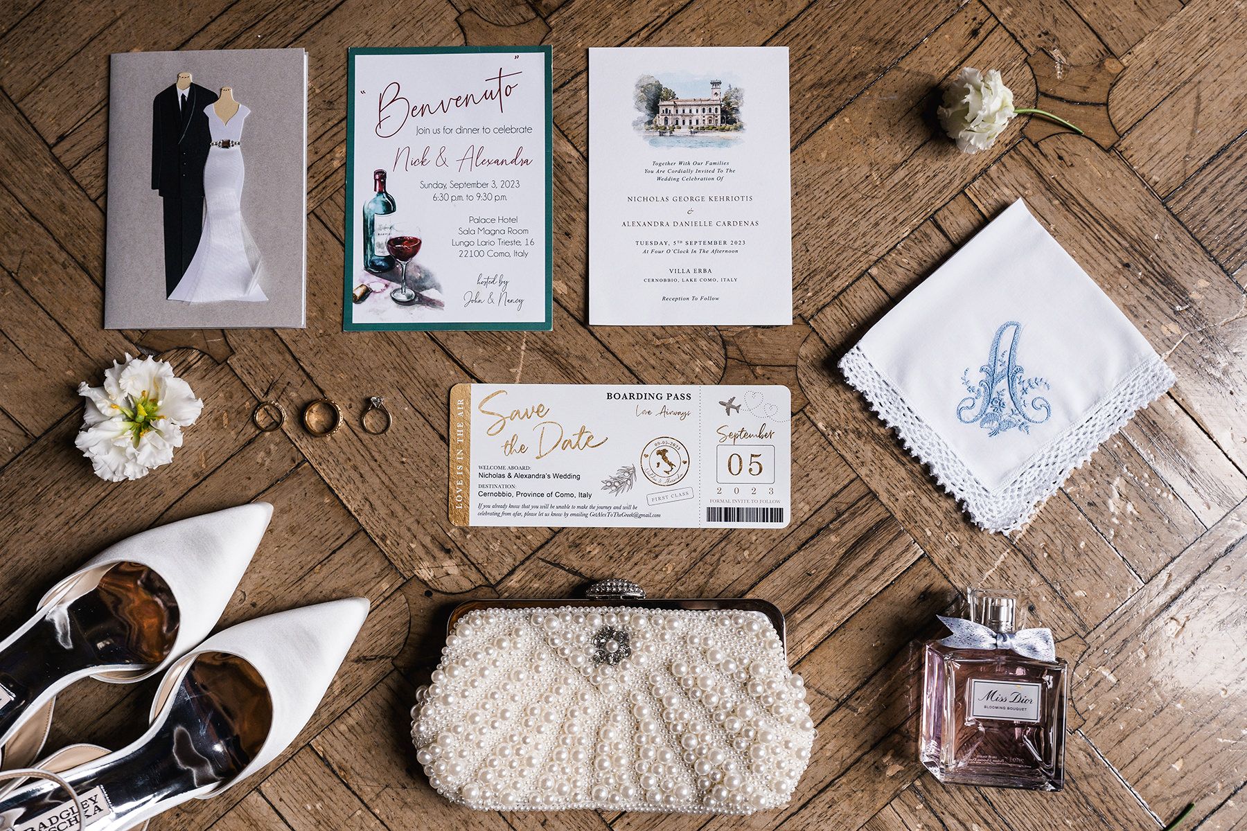 ITALIAN WEDDING Stationary